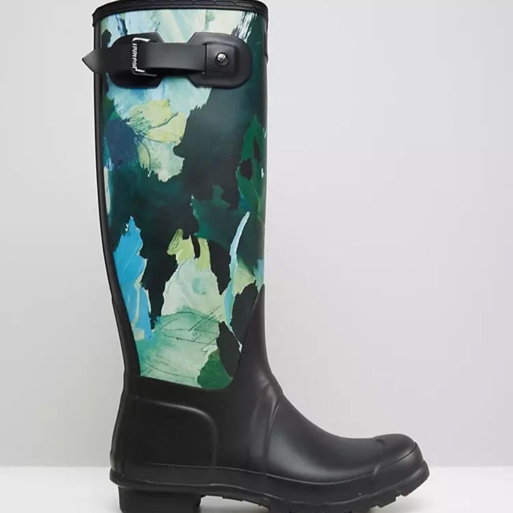 Hunter Original Limited Edition Tall Botanical Print Wellington Boot Siz… - Picture 9 of 12